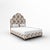 Elevate your bedroom with this luxurious upholstered bed, available exclusively on Chairish. Expertly crafted in the USA...