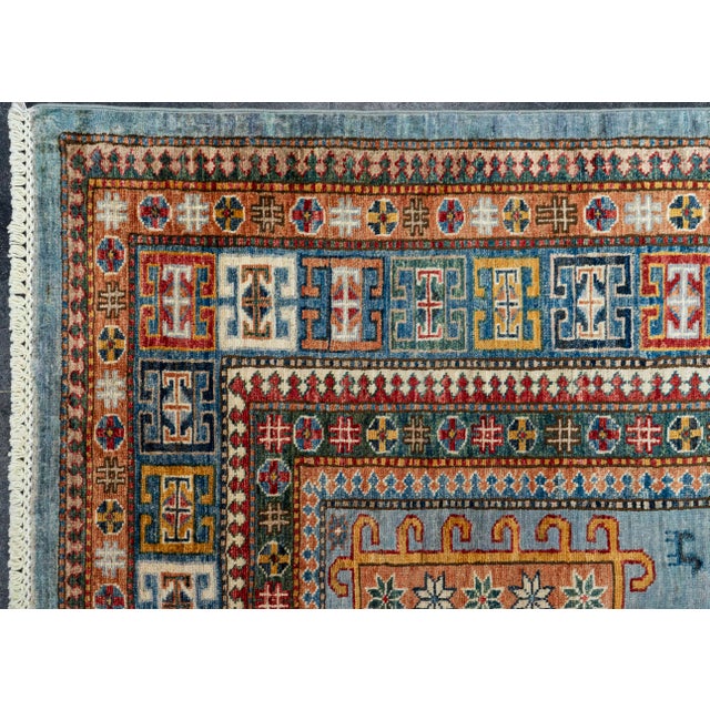 Oriental Handmade Rug 6'8" x 9'9" For Sale - Image 4 of 4
