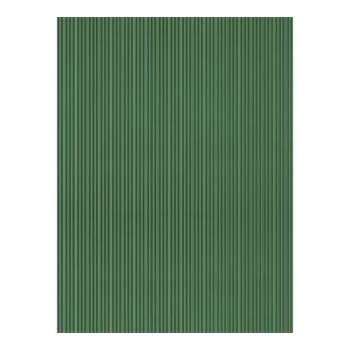 Sample - The House of Scalamandré Wilson Stripe Wallpaper, Fern For Sale