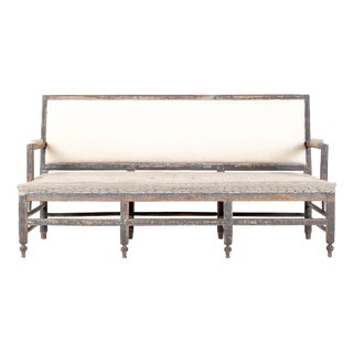 19th Century Italian Painted Settee For Sale