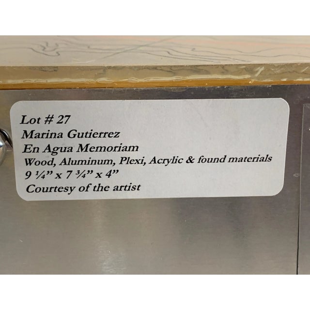 Contemporary Marina Gutierrez 2007 "En Aqua Memoriam 1" For Sale - Image 3 of 12