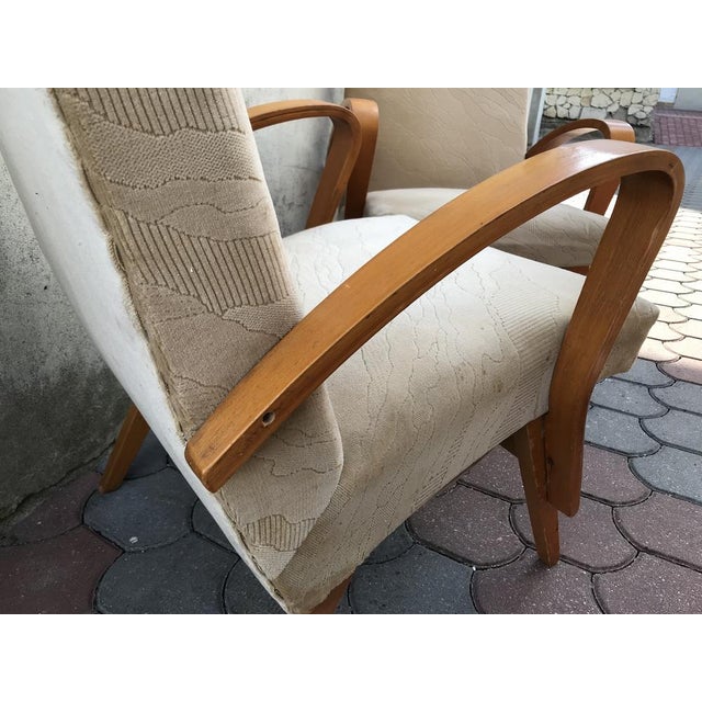 Set of Czech Lollipop Chairs by František Jirák for Tatra Furniture NP, 1960s For Sale - Image 10 of 18