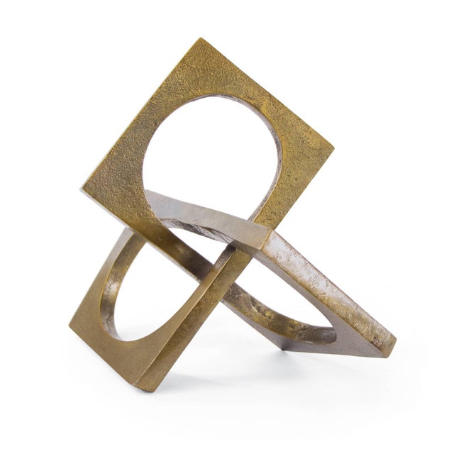 Regina Andrew Emil Aluminum Sculpture, Brass For Sale In Detroit - Image 6 of 6