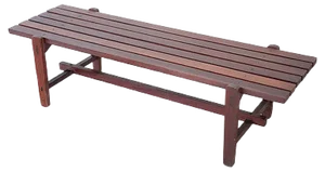 Swedish Teak Bench, 1960s