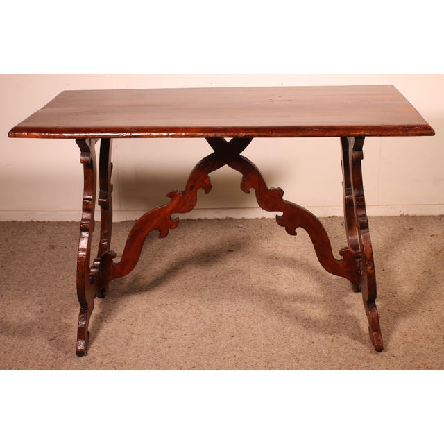 17th Century Italian Renaissance Walnut Table For Sale - Image 6 of 13
