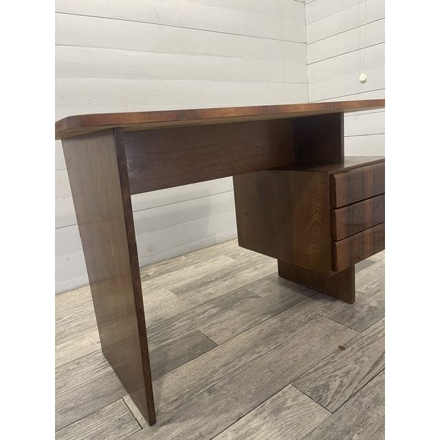 Vintage Writing Table by Bohumil Landsman for Novy Domov, 1973 For Sale - Image 8 of 9