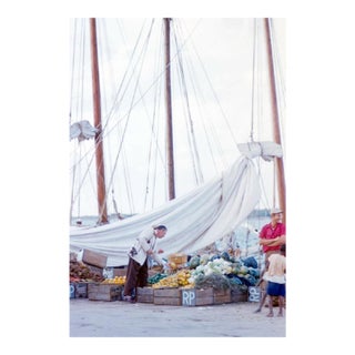 Toni Frissell 'Fruit Stall in the Bahamas' Archival Pigment Print Framed in Brown For Sale