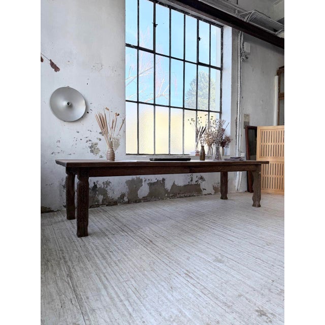 Farmhouse Table in Oak, 1890s For Sale - Image 5 of 18