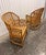 Vintage Brighton Pavilion Large Chairs Chinoiserie Style Bamboo With Caning Seat- A Pair For Sale - Image 10 of 11
