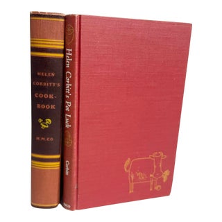 Mid 20th Century Helen Corbitt Cookbooks - Set of 2 For Sale