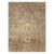 An antique Persian Mahal room size carpet handmade during the early 20th century with a rust rest border and a field in...