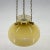 Gold Glass & Brass Pendant Light, 1950s For Sale - Image 8 of 10
