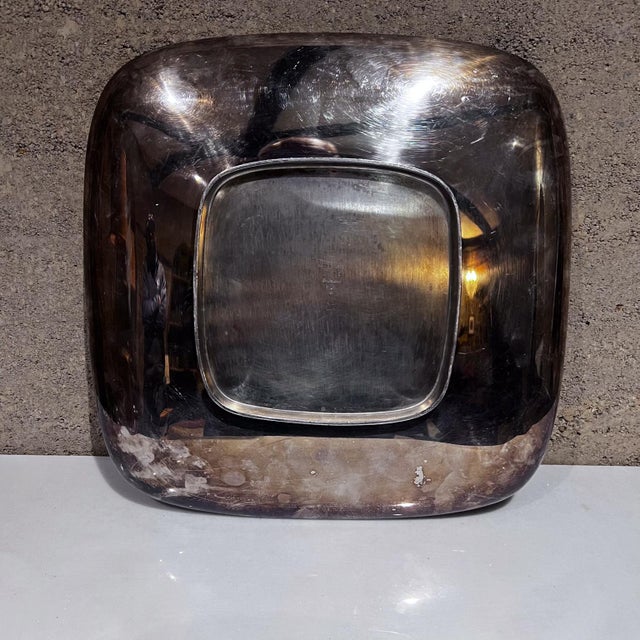 1980s 1980s Reed & Barton Embassy Silver Large Serving Tray For Sale - Image 5 of 10