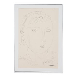 Maurice Barraud, The Little Girl, Lithograph For Sale