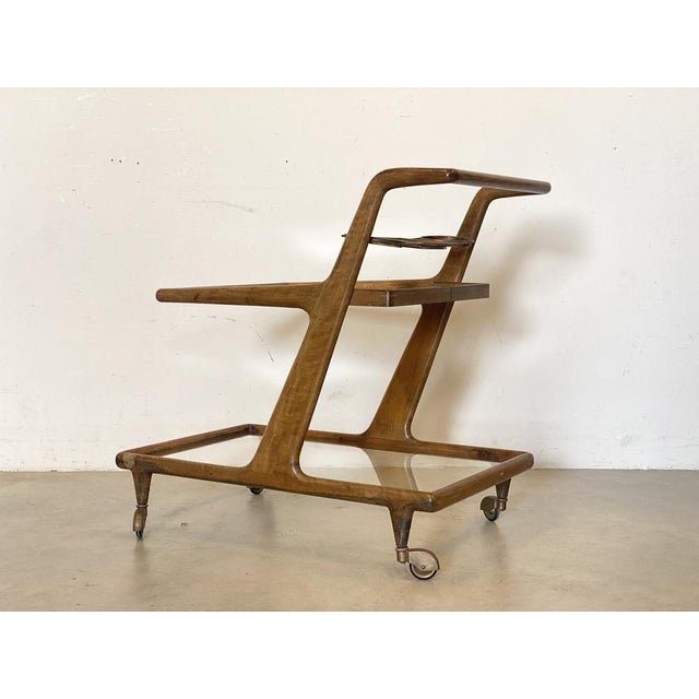 Wooden Bar Trolley, 1960s For Sale - Image 5 of 17