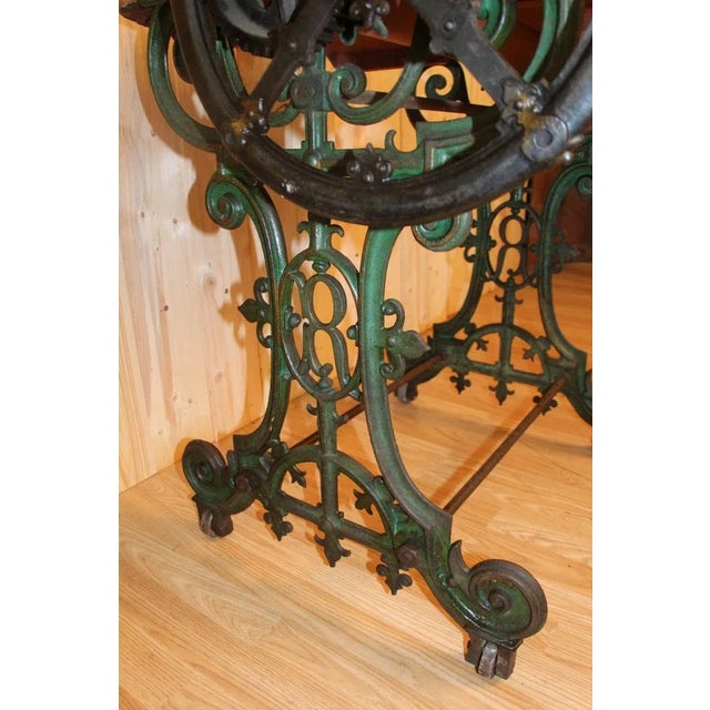 Antique Cast Iron Sheet Press For Sale - Image 6 of 11