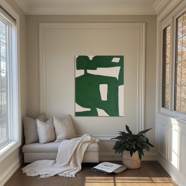 Bodasca, Green Organic 1, 2025, Acrylic on Canvas For Sale - Image 13 of 16