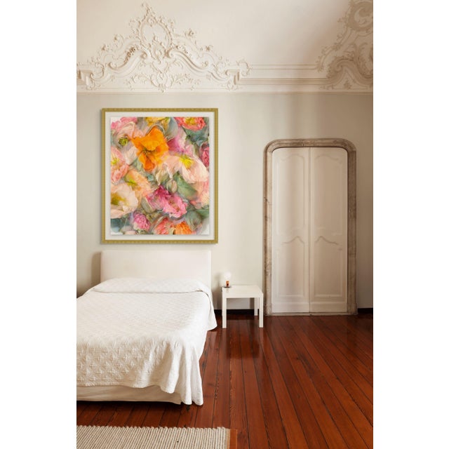 Not Yet Made - Made To Order Pastel Color Abstract Poppies For Sale - Image 5 of 6