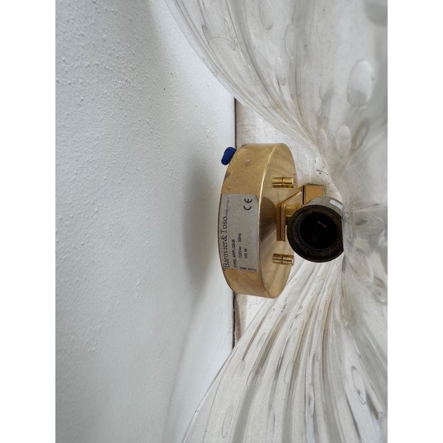 1980s Barovier & Toso Murano Glass Sconces - 2 For Sale In Los Angeles - Image 6 of 18