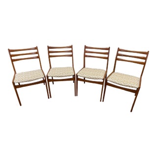 1960s Danish Modern Teak Chairs - Set of 4 For Sale