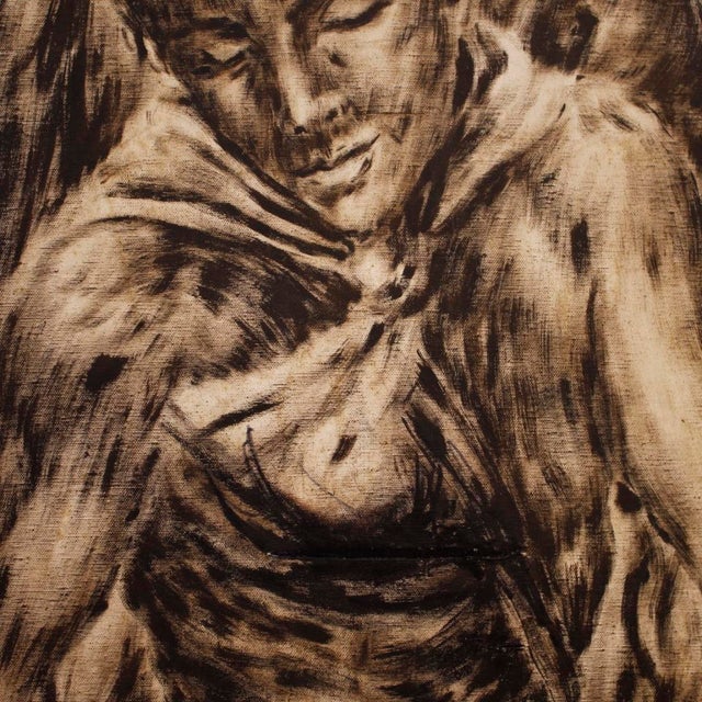 Vittorini C., 1980s, Canvas & Mixed Media For Sale - Image 3 of 13