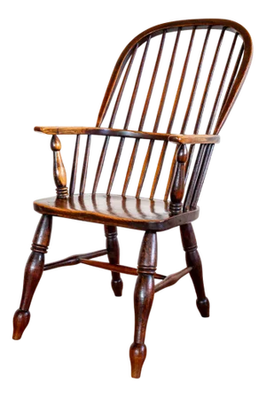 Antique Windsor Armchair, 1840s