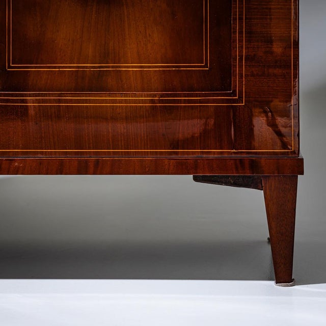 Brown Antique Biedermeier Bookcase, Germany, 1820 For Sale - Image 8 of 10