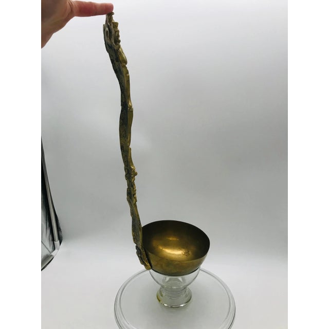 Brass Large English Brass Soup Ladle For Sale - Image 8 of 12