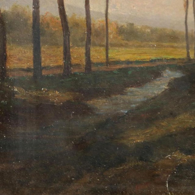 Cabutti, Alta Langhe Landscape Scene, Oil on Cardboard For Sale - Image 5 of 12