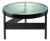 Large Alwa Two 5601GRB Side Table with Green Top and Black Base by Sebastian Herkner for Pulpo For Sale