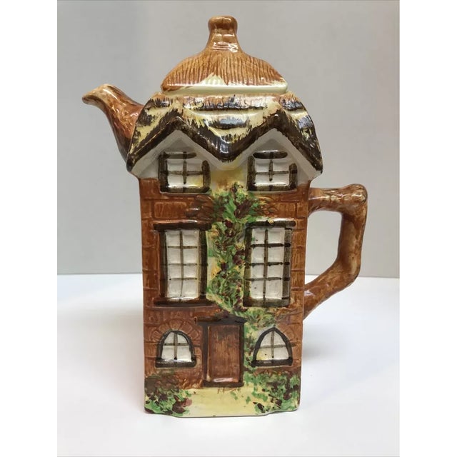 Vintage Price Kensington English Cottage Ware Coffee Pot With Lid For Sale - Image 4 of 6