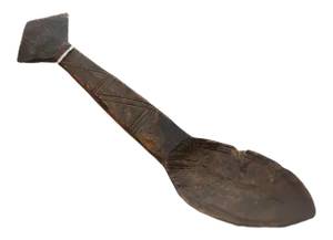 Vintage African Wooden Spoon