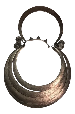 Chinese Silver Ceremonial Artifact With Dragon Motif
