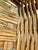 Large Vintage French Country Split Bamboo Storage Basket 32” Width For Sale - Image 13 of 18