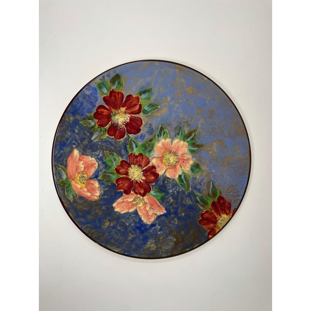 Beautiful English Royal Doulton Burslem platter dating around 1930. Would be a great wall hanging or serving dish. Painted...