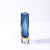Mid-Century Mandruzzato Faceted Murano Glass Vase in Citrine and Smoked Cerulean For Sale - Image 14 of 18