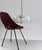 Beautiful and shiny handblown pendant light in Murano Opaline transparent glass with opaline glass effect with internal...