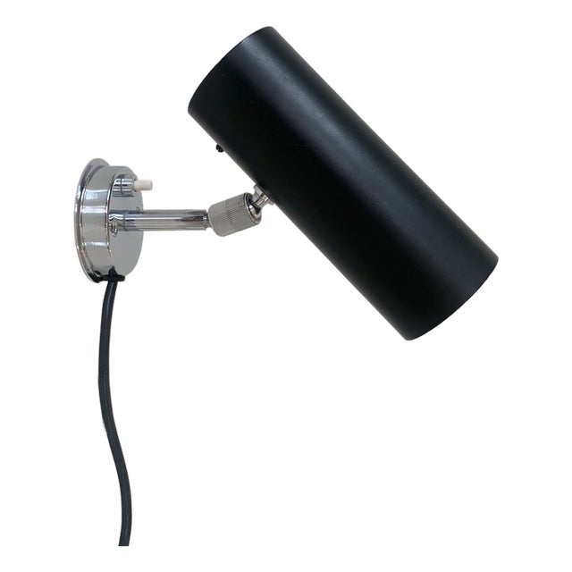 Vintage Model 31 B Black Sconce by Gino Sarfatti for Arteluce, 1950s For Sale