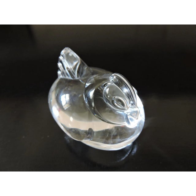 Delightful little glass hen in perfect condition. A very tactile little bird and quite heavy for it's size. Reflects the...