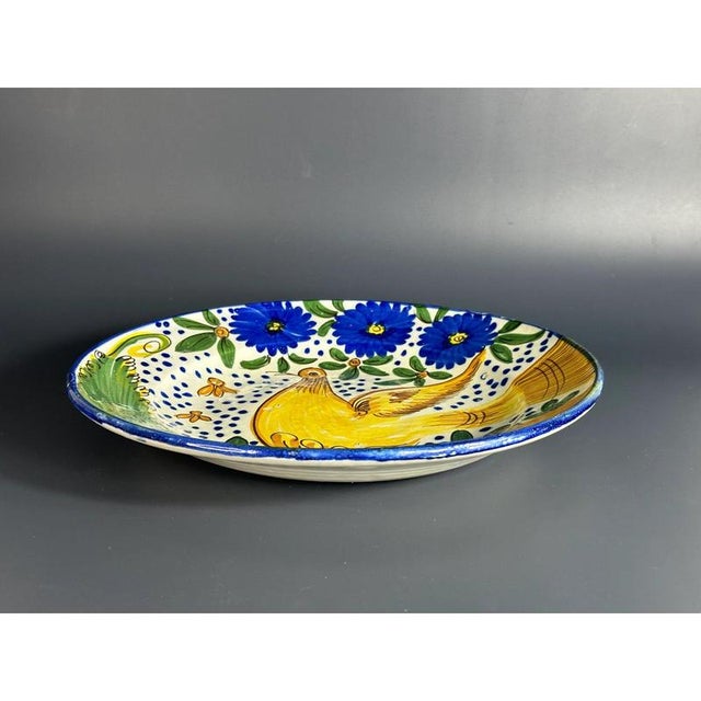 Antique Hand-Painted Plate, Manises, Spain, Late 19th Century For Sale - Image 9 of 11