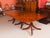1980s Vintage Triple Pillar Dining Table and Chairs by William Tillman, 1980s, Set of 15 For Sale - Image 5 of 15
