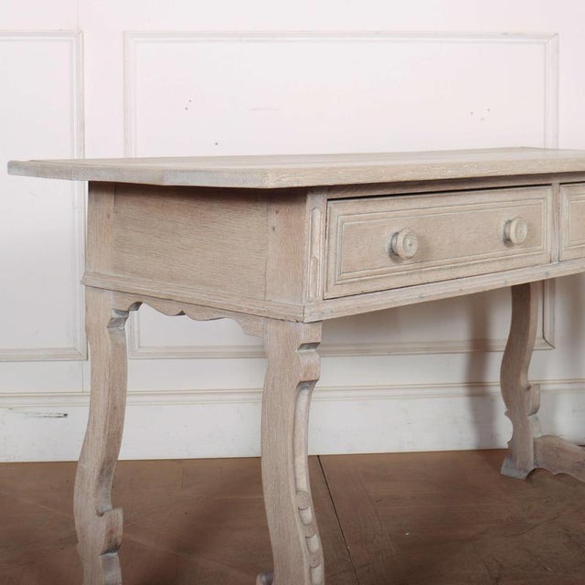 Spanish Bleached Oak Server, 1890s For Sale - Image 9 of 12