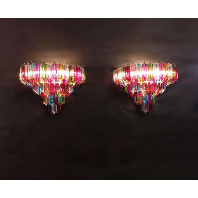 Vintage Murano Wall Sconces, 1990, Set of 2 For Sale - Image 10 of 18