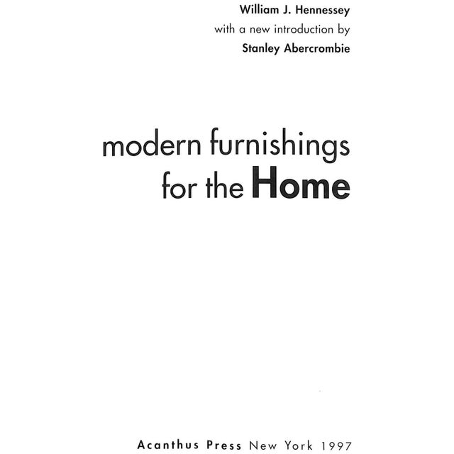 HENNESSEY, William J. New introduction by Stanley Abercrombie [296] pp. Acanthus Press 1997 10 1/2" x 8 1/2" Designers...