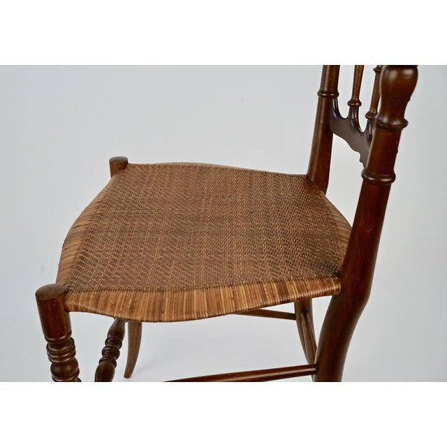 Mid-Century Chiavari Chair Model Parisienne with Cane Seat, 1953 For Sale - Image 13 of 16