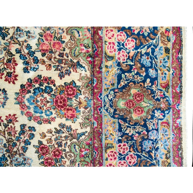 Early 20th Century Persian Kirman Rug For Sale - Image 10 of 15