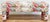 English Vintage Floral Pattern Upholstered Parsons Style Bench For Sale - Image 3 of 11