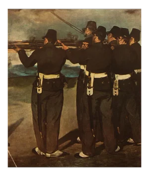 1949 After Edouard Manet "The Execution of Emperor Maximilian" First Edition Parisian Print
