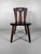 Japanese Wooden Chair with Kamakura-Bori Carving, 1950 For Sale - Image 9 of 9