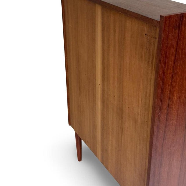Danish Walnut Veneer Vanity from Tibergaard, 1960s For Sale - Image 6 of 11